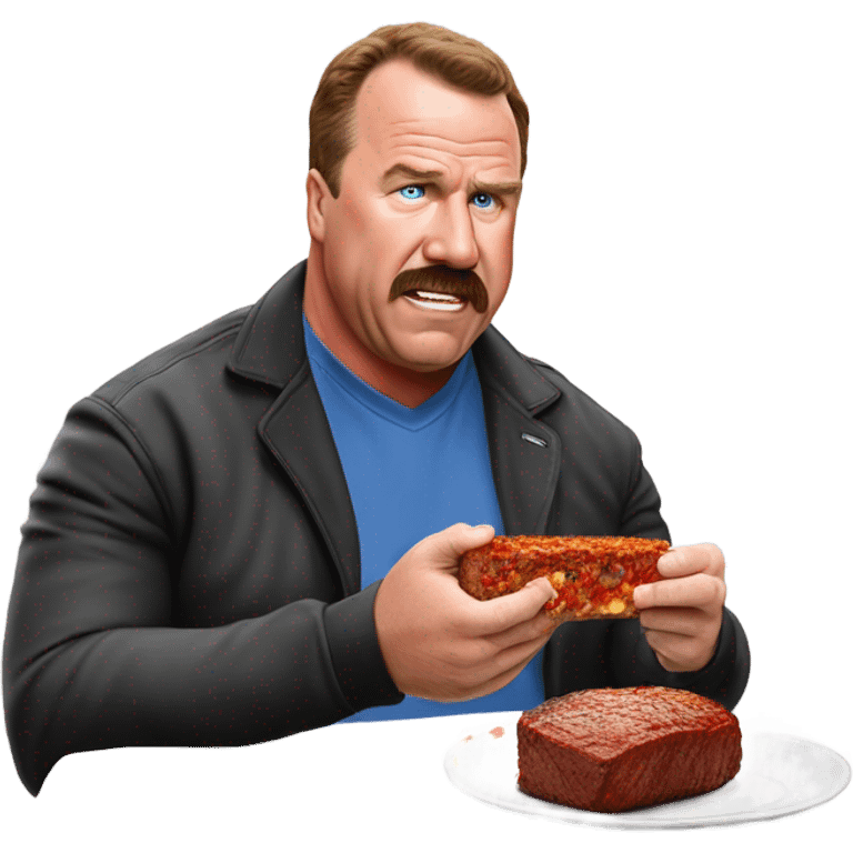 Andy Reid Kansas City chiefs eating meatloaf emoji