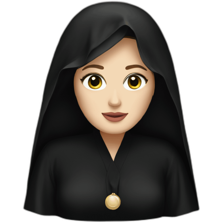 Adele wearing abaya emoji