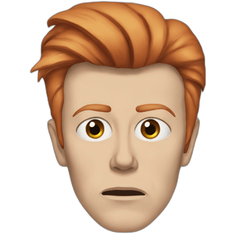 Sad bowie emoji