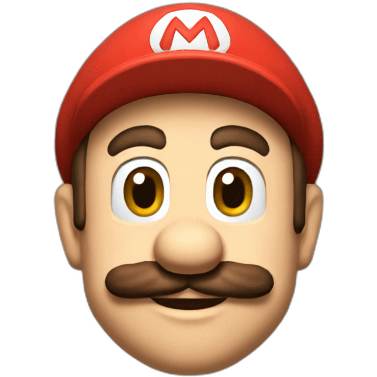 Super Mario is cool emoji