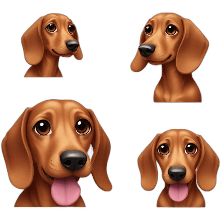 Dachshund blackpink emoji