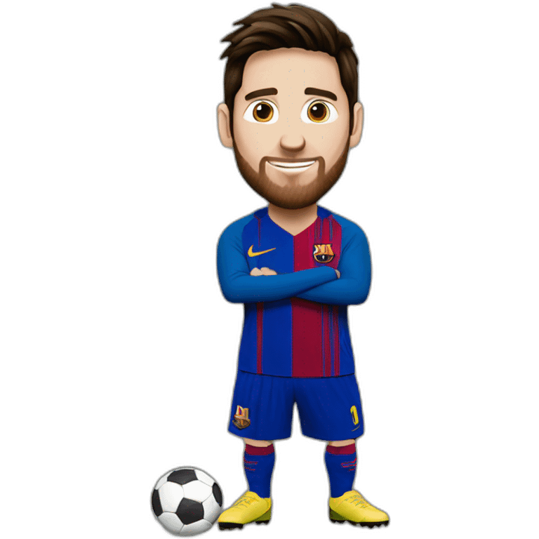 Messi dando like emoji