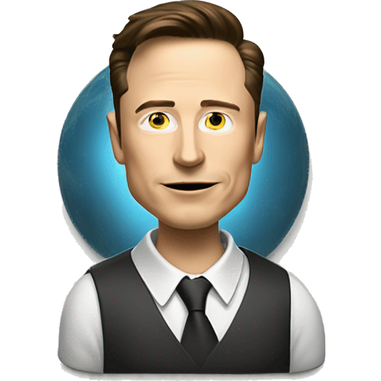 MONEY CALCULATING ELON MUSK emoji