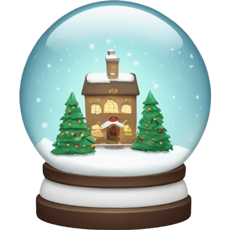 Christmas snowglobe emoji