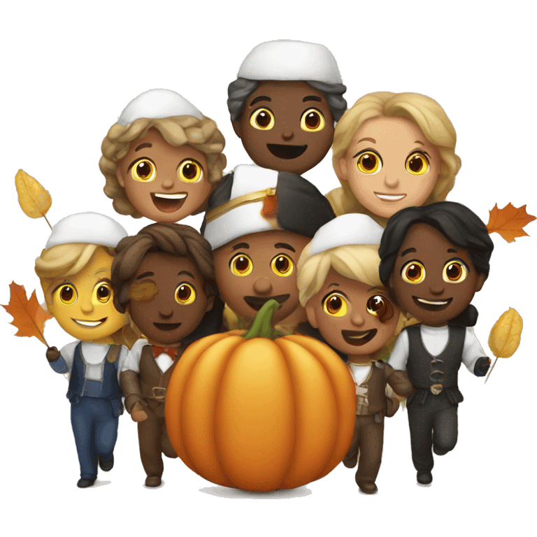 parade thanksgiving emoji