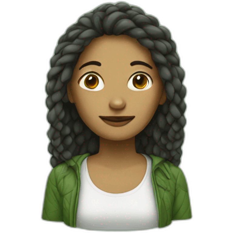 woman nettle emoji