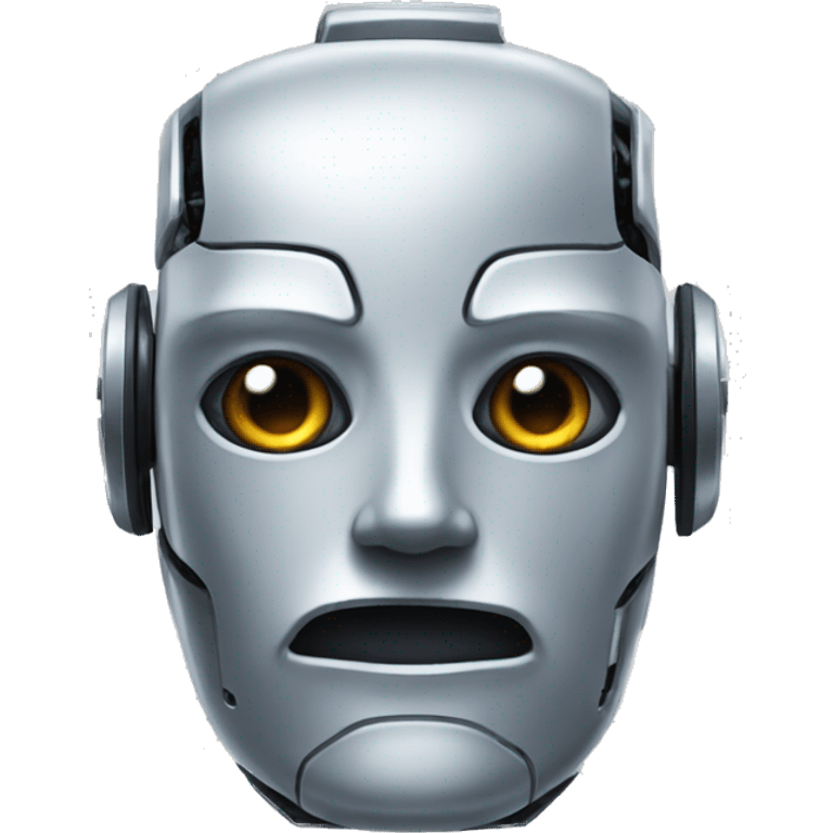 robot head emoji