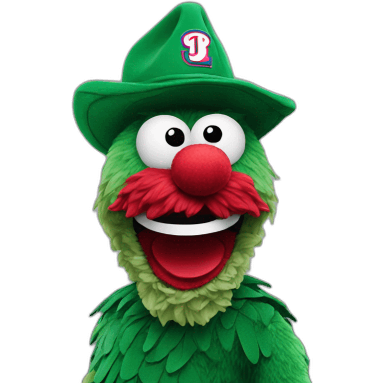 Philly Phanatic happy emoji