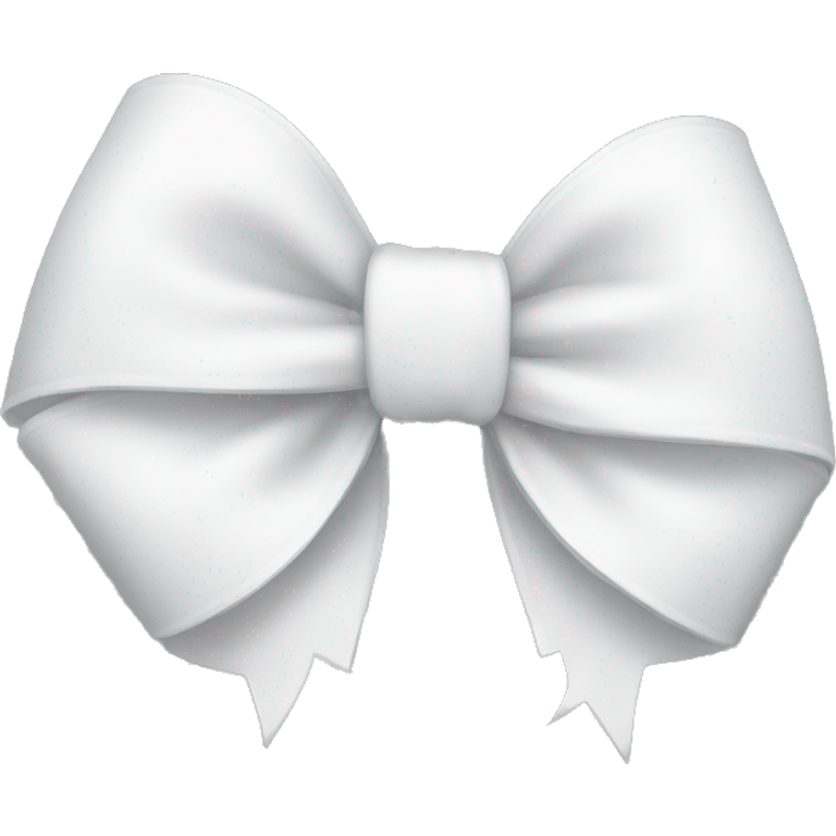 White bow emoji