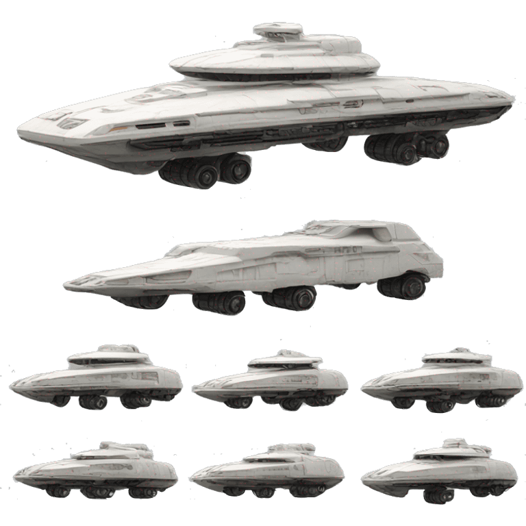 Car.Star Wars imperial cruiser. 1 car emoji