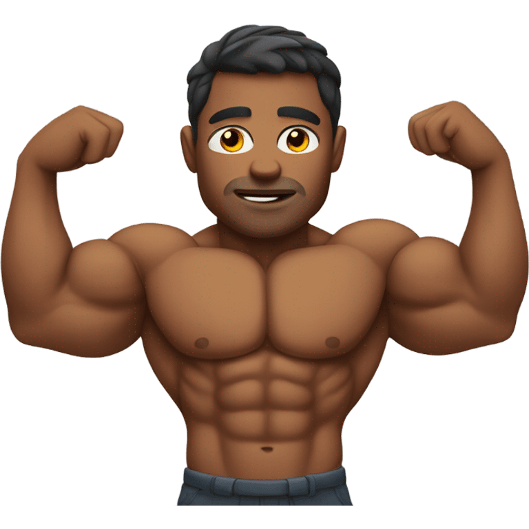 Muscular man emoji