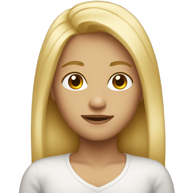 Blond hair emoji