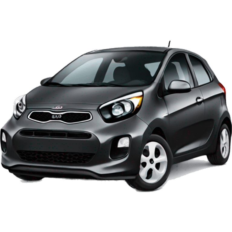 Dark grey Kia picanto  emoji