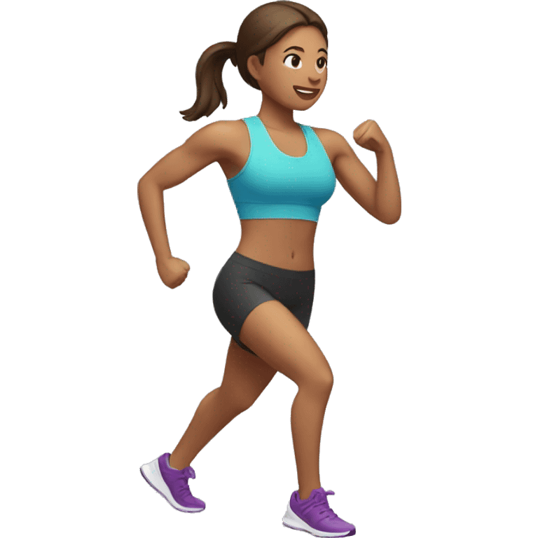 woman working out emoji