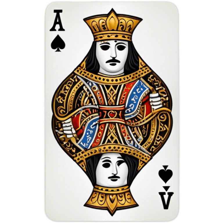 Jack of Spades playing card in color It has image of Jack and a J in the top left and bottom right corner emoji