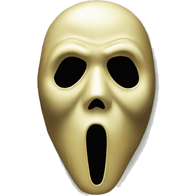 Ghostface mask from movie scream emoji