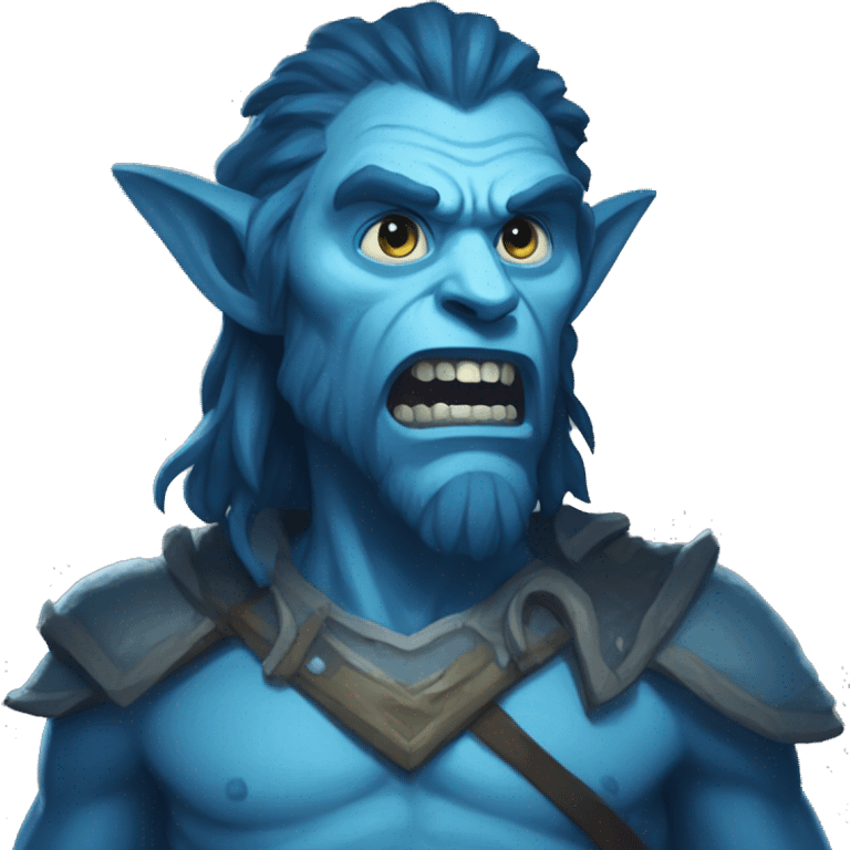 spectral giant blue firbolg surprised emoji