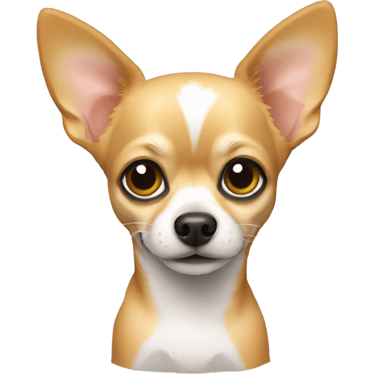 Chihuahua with computer emoji