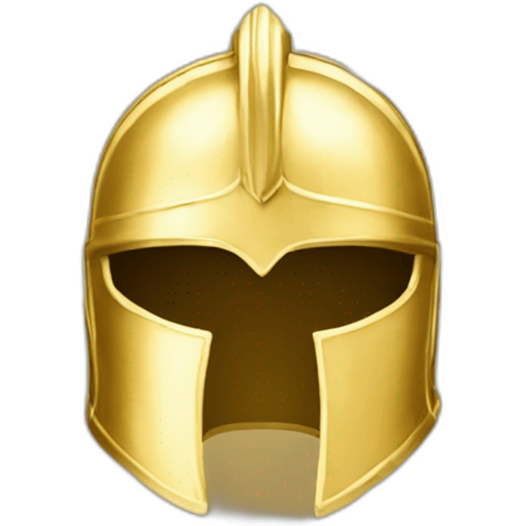 Gold Spartan Helmet emoji