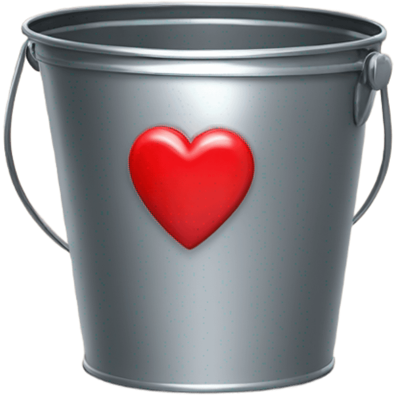 heart bucket emoji