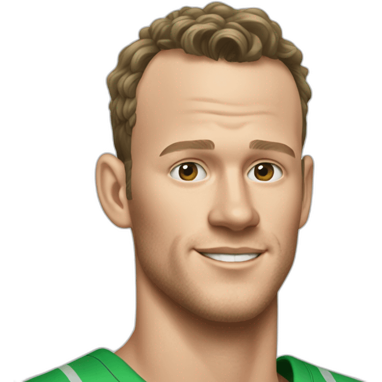 Jonathan Toews as beach bum emoji