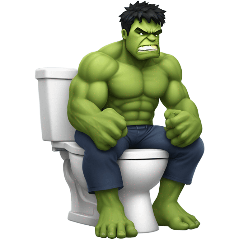 Hulk pooping emoji