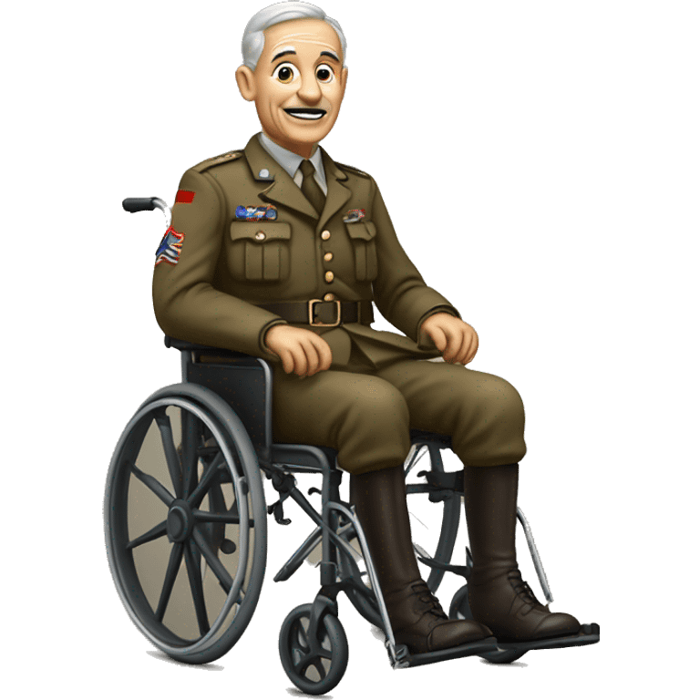 disabled ww1 veteran with amputation emoji