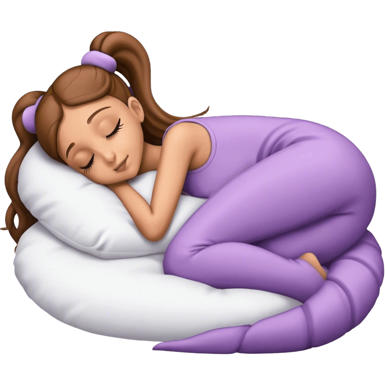 Ariana Grande sleeping emoji