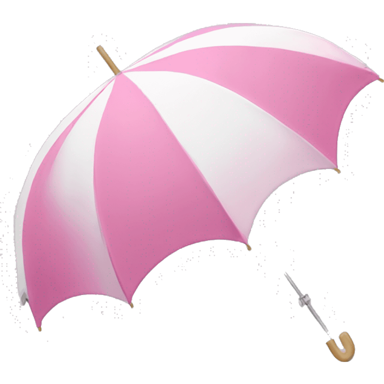 Pink & white umbrella emoji