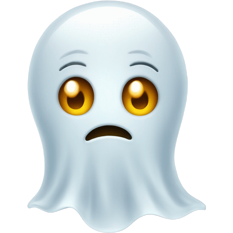 Friendly ghost emoji