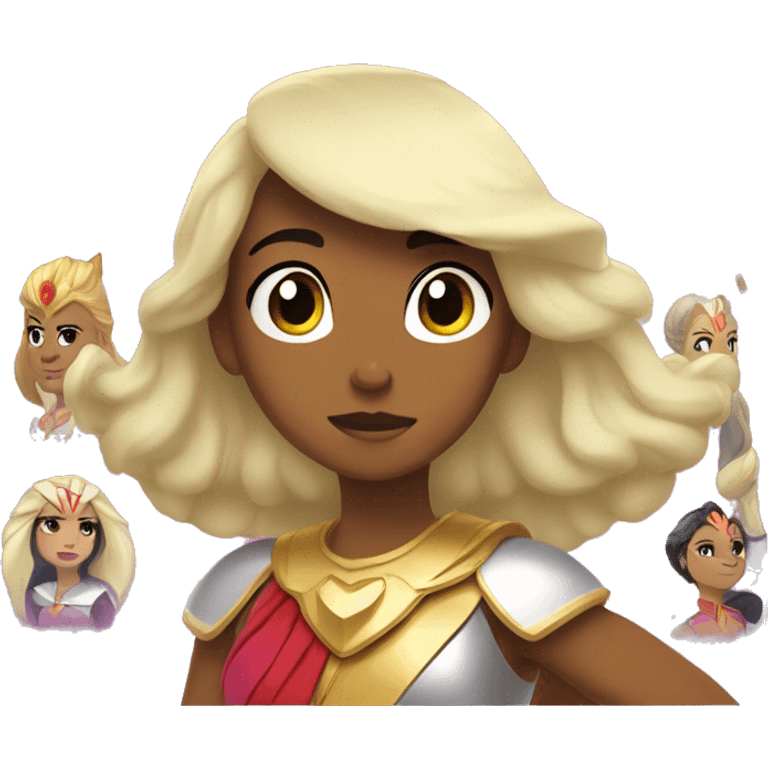 Alíen watching She-ra and princesses of power  emoji