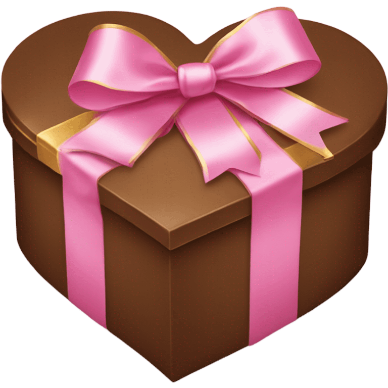 box of chocolates pink heart emoji