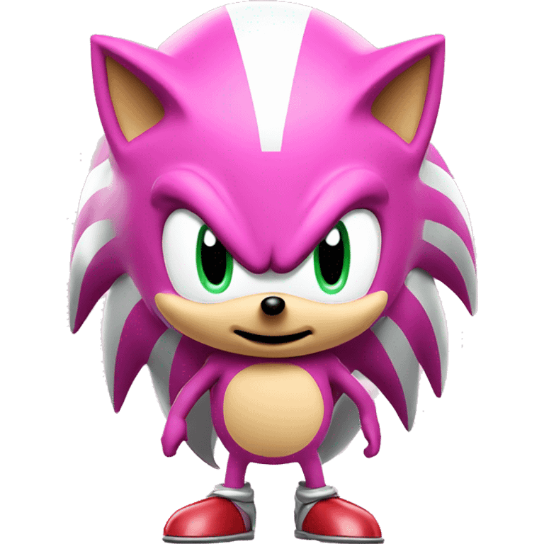 pink sonic the hedgehog emoji