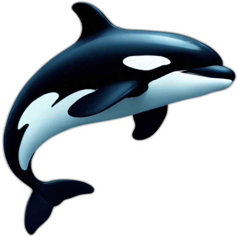 Orca wit a star h emoji