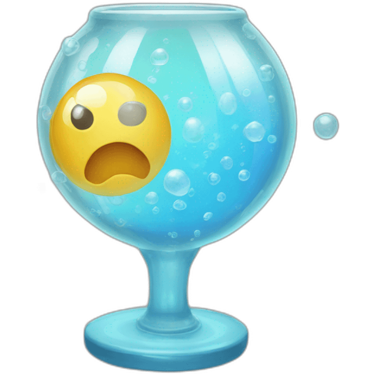 Electric bubble glass  emoji