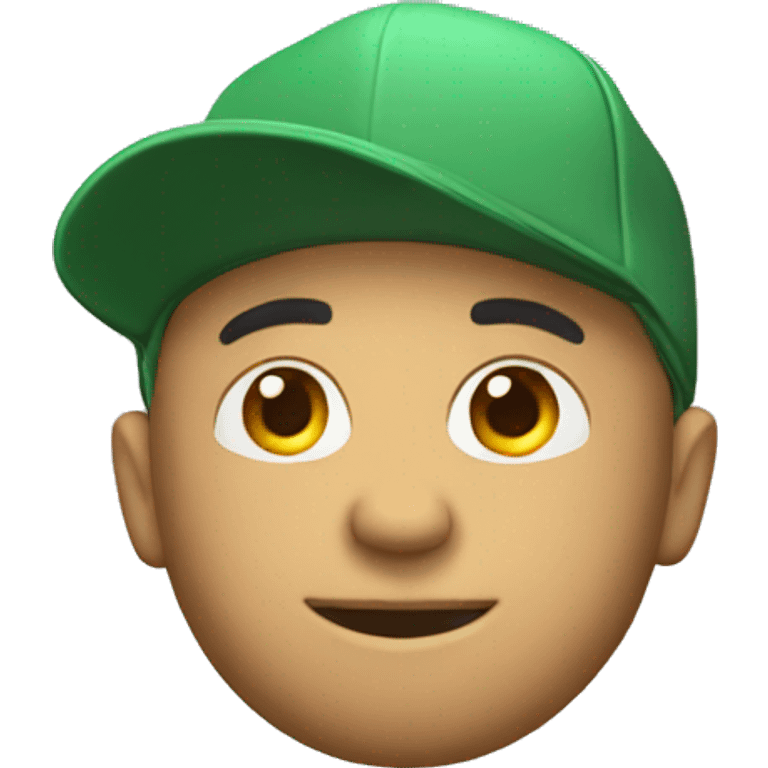 3d Man with cap emoji