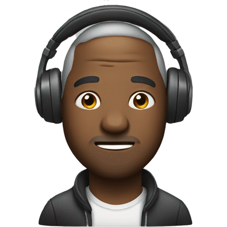 man in headphones emoji