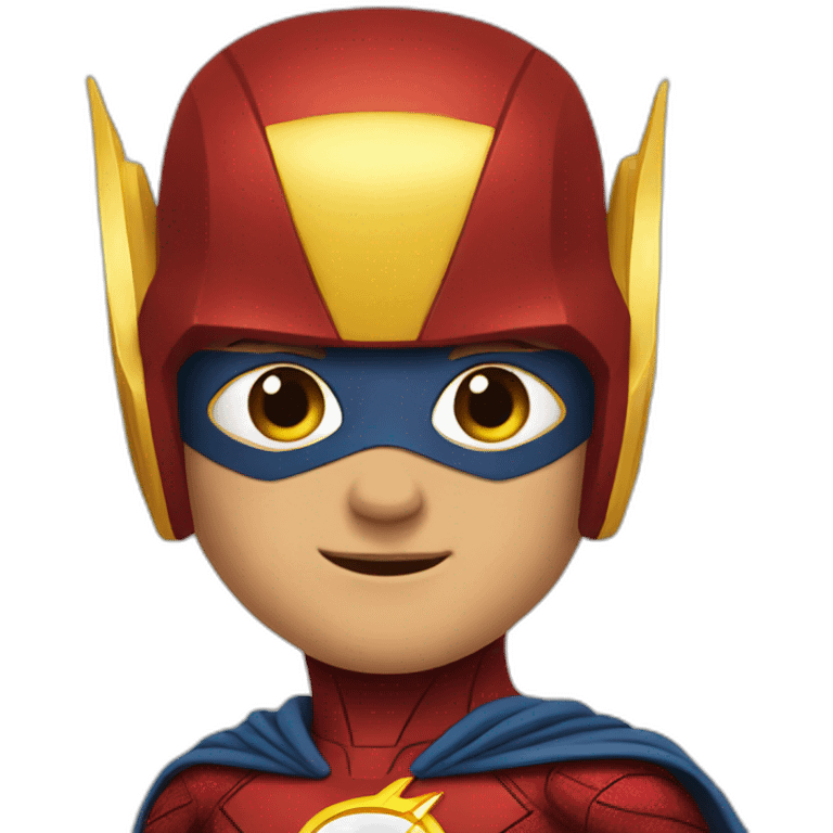 Flash superhero emoji