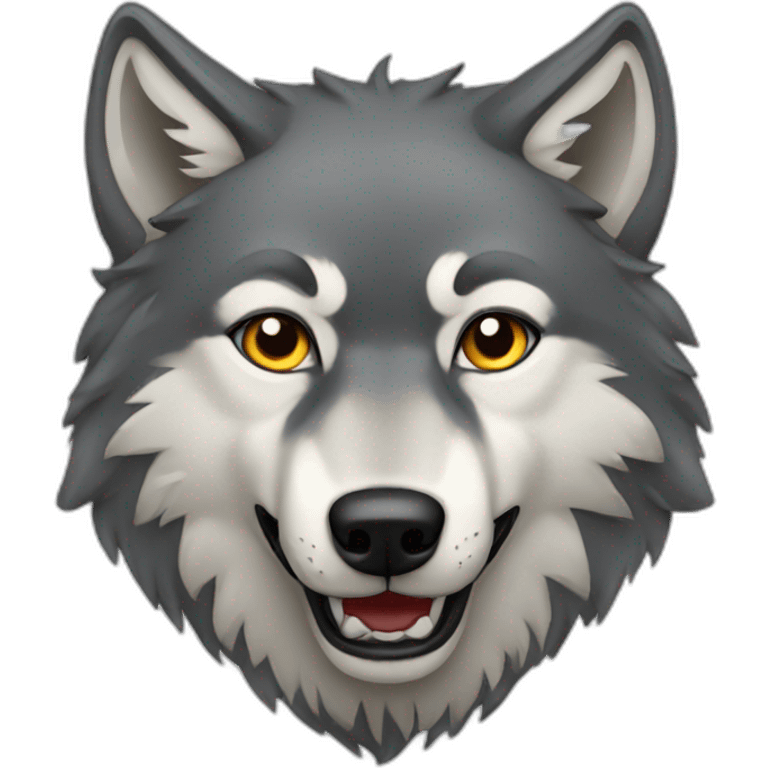 a Wolf  emoji