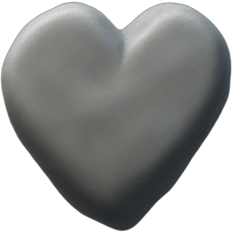 Heart rock emoji