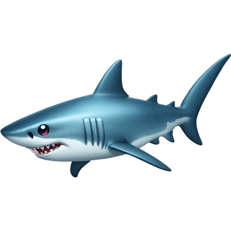 Diamond shark emoji