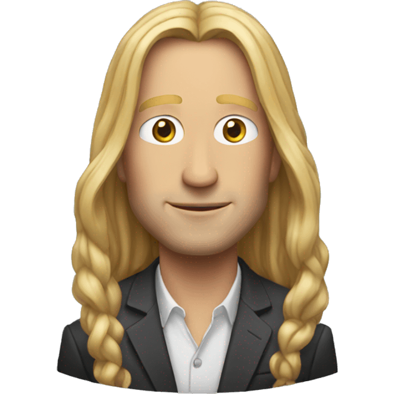 bezos with long hair emoji