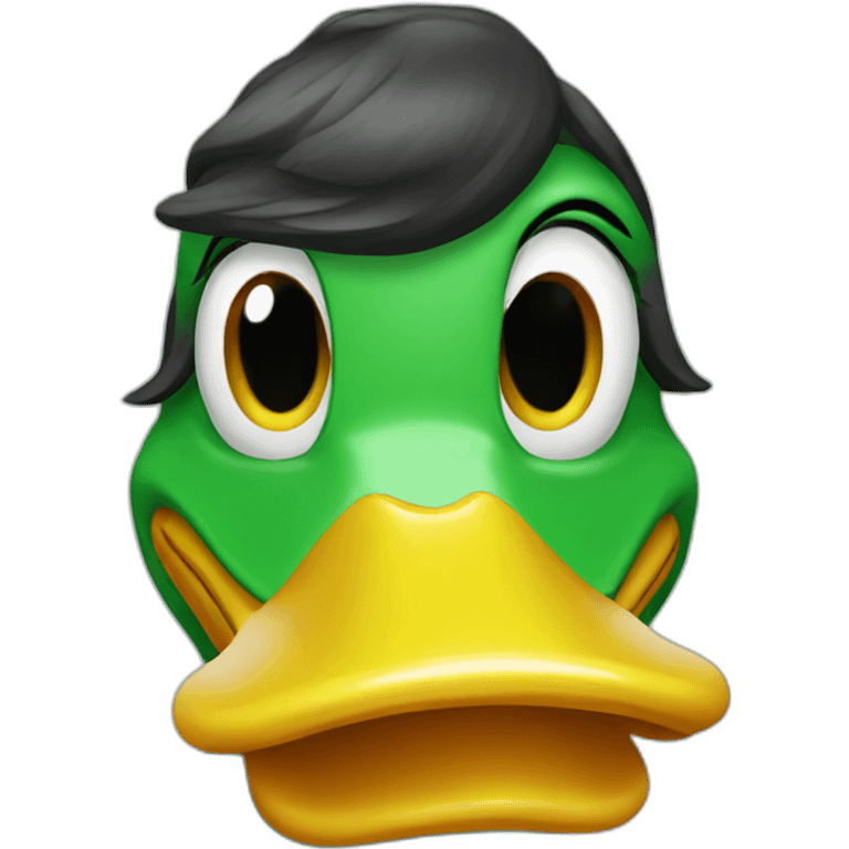 green duck emoji