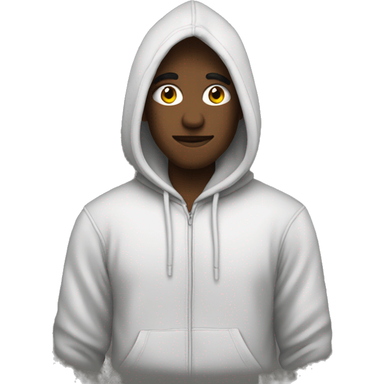 a black hoodie emoji