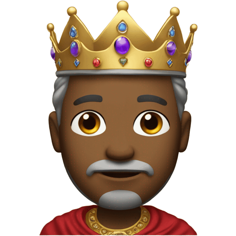 Sleeping king emoji