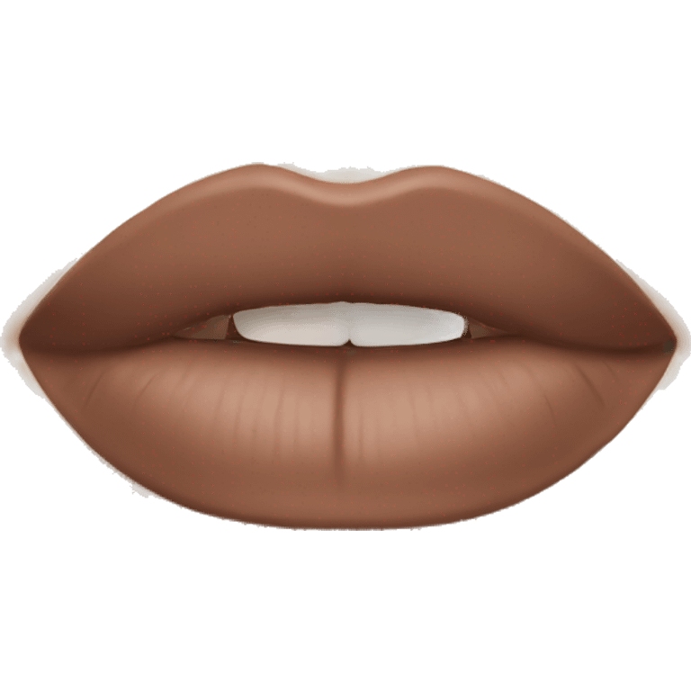 Nude lipstick emoji