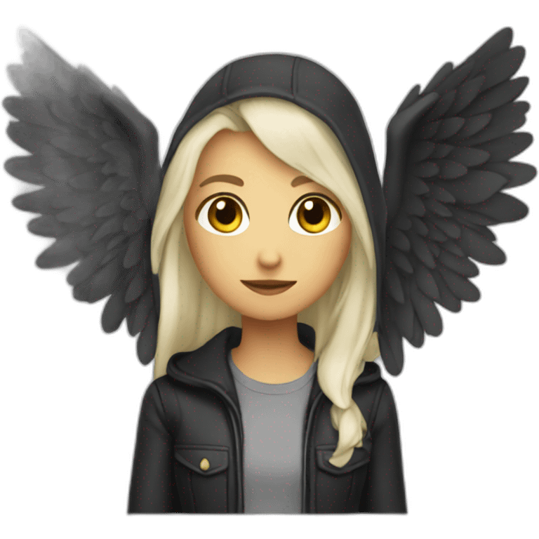 Dark angel  emoji