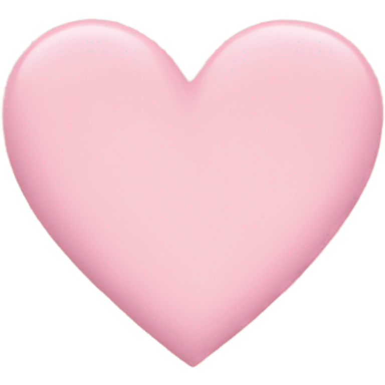 light pink heart emoji