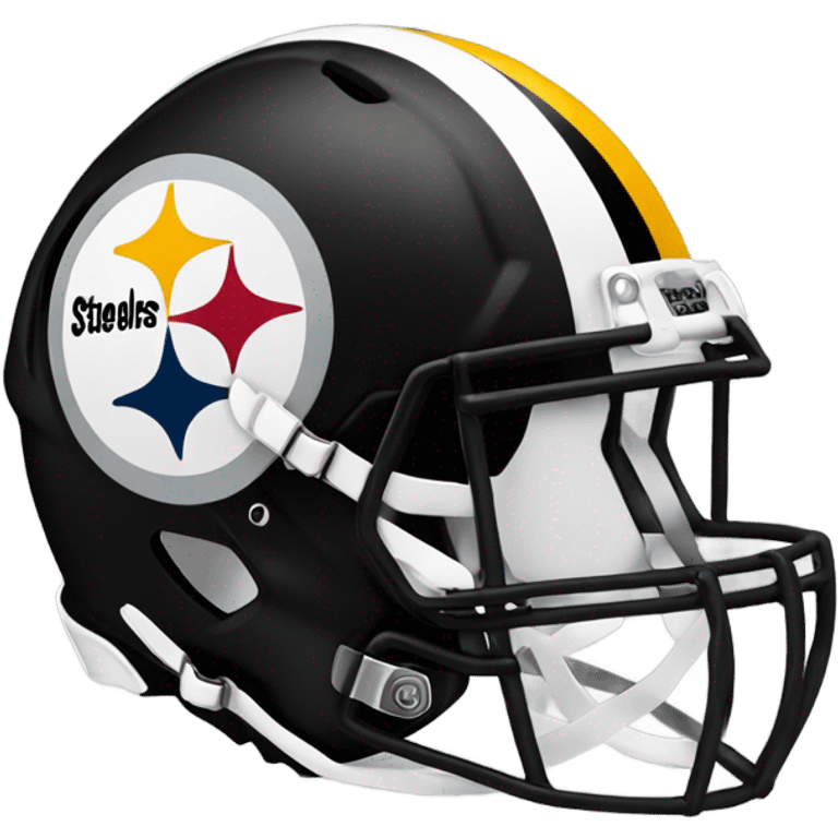 Steelers helmet with logo emoji