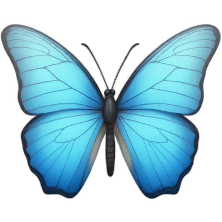 Blue butterfly  emoji